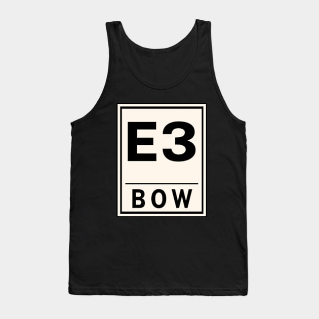 E3 BOW Postcode United Kingdom Tank Top by Batrisyiaraniafitri